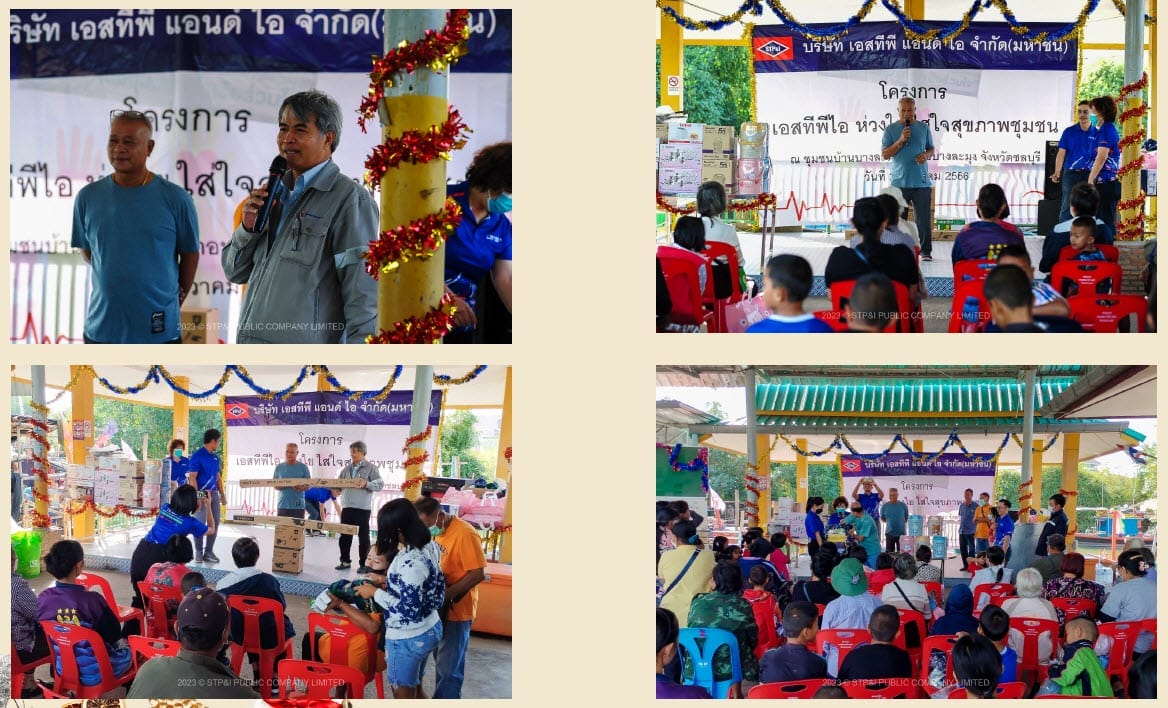 CSR at Bang Lamung, Sriracha, Chonburi on December 23, 2023